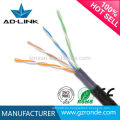 Precio bajo 305m utp cat5 cable impermeable utp al aire libre